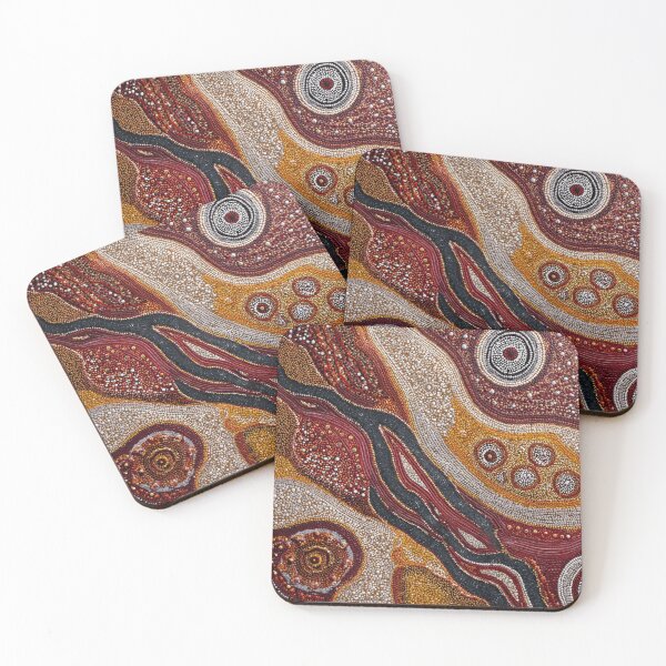 Item preview, Aboriginal Art Print - Dot Painting designed and sold by ArtbyEricG.