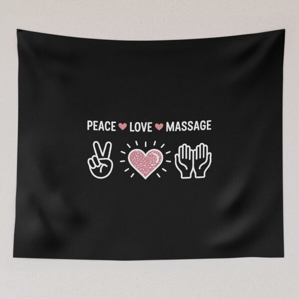 Item preview, Peace Love Massage Massotherapist Massage Therapist designed and sold by lilensgavadur.