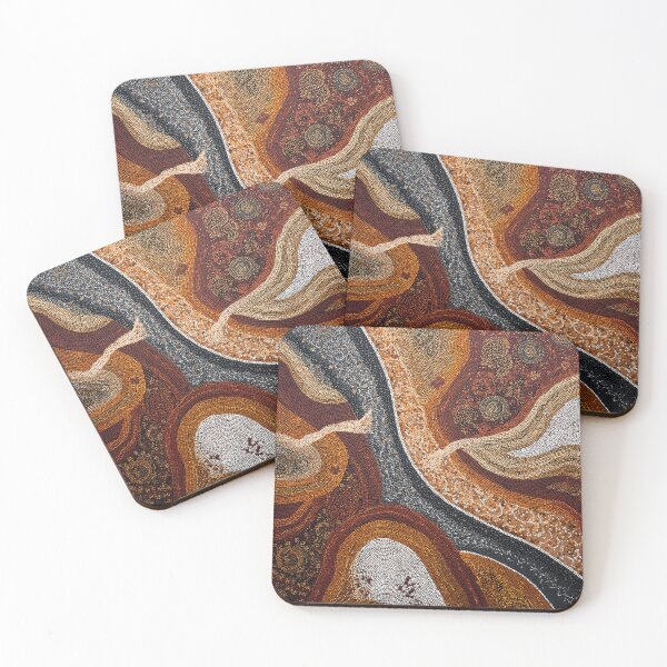 Item preview, Aboriginal Art Print - Dot Painting designed and sold by ArtbyEricG.