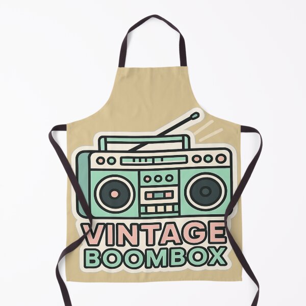 Item preview, Vintage Boombox – Retro Street Audio Illustration designed and sold by |TRSSHOP|.