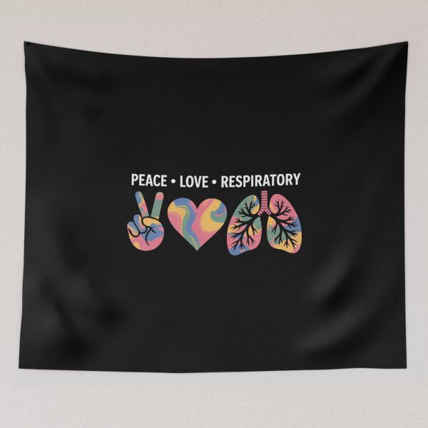 Item preview, Peace Love Respiratory Therapist Respiratory Therapy designed and sold by lilensgavadur.