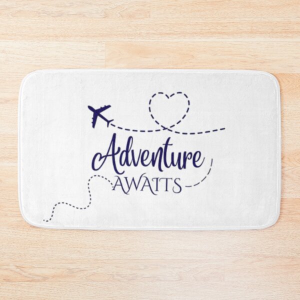 Item preview, Adventure Awaits – Travel Plane designed and sold by VibeStickerCo.