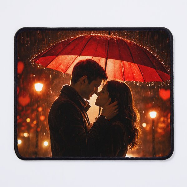 Item preview, Valentine portrait with red accent lighting background dramatic mood. designed and sold by MagicMaker1984.