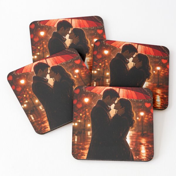 Item preview, Valentine portrait with red accent lighting background dramatic mood. designed and sold by MagicMaker1984.