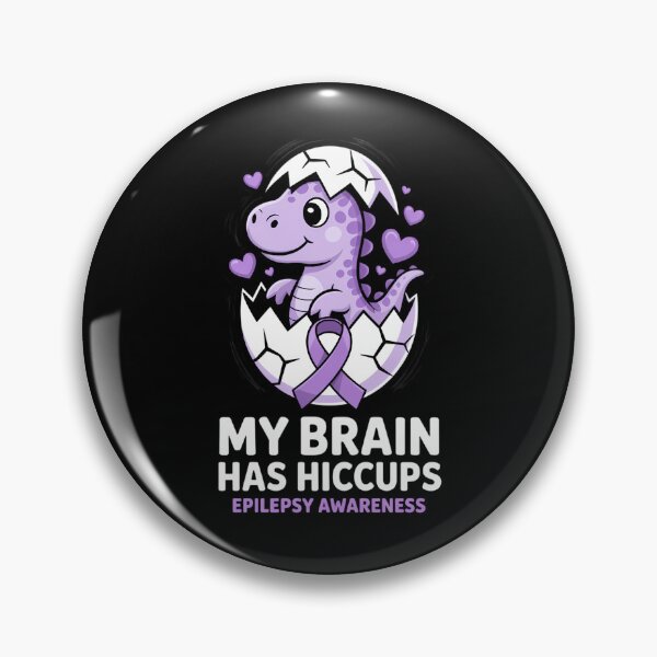 Item preview, Purple Ribbon Epilepsy Awareness Dinosaur designed and sold by lilensgavadur.