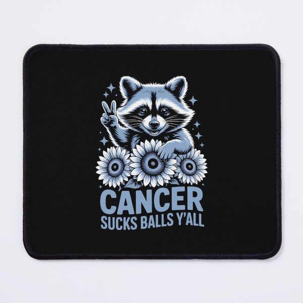 Item preview, Raccoon Sarcastic Cancer Funny Chemo Cancer Awareness designed and sold by lilensgavadur.