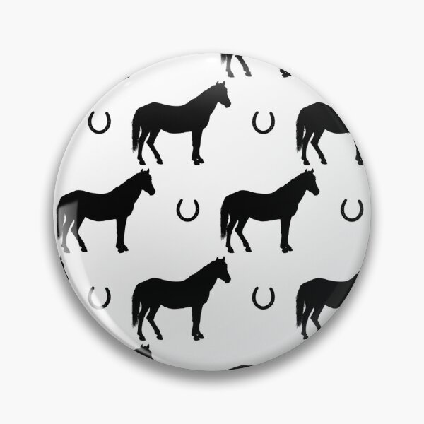 Item preview, Horse and horse shoes pattern Equestrian designed and sold by lydiavine.