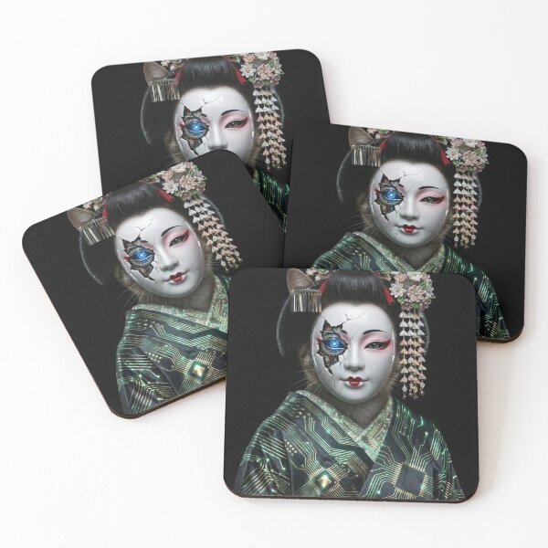 Item preview, Geisha Robot Cat designed and sold by WojcikDesigners.
