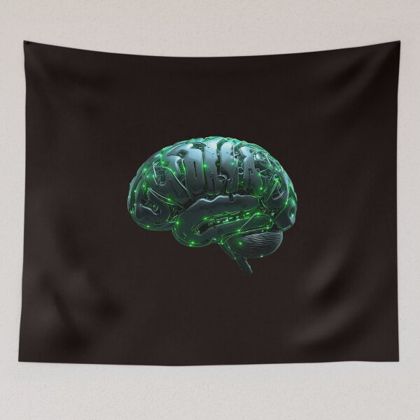 Item preview, Neon Cyber Brain Circuitry designed and sold by Izoubali.