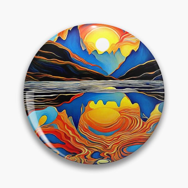 Item preview, Sunset over spotted lake 2 designed and sold by George Hutton Hunter.