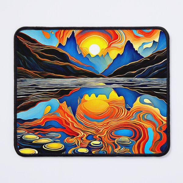 Item preview, Sunset over spotted lake 2 designed and sold by George Hutton Hunter.