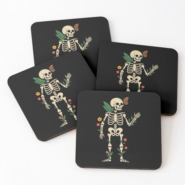 Item preview, Floral Skeleton Nature Aesthetic Illustration designed and sold by MonkiFlipp.