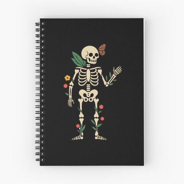 Item preview, Floral Skeleton Nature Aesthetic Illustration designed and sold by MonkiFlipp.