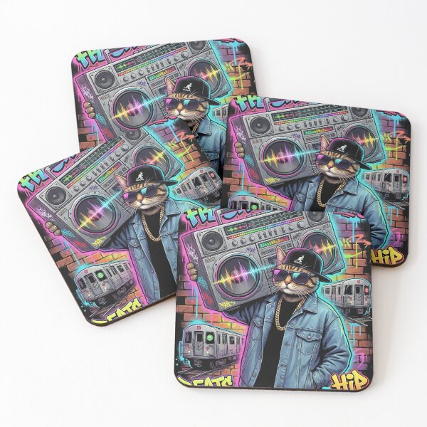 Item preview, Boombox Shoulder Cat designed and sold by WojcikDesigners.