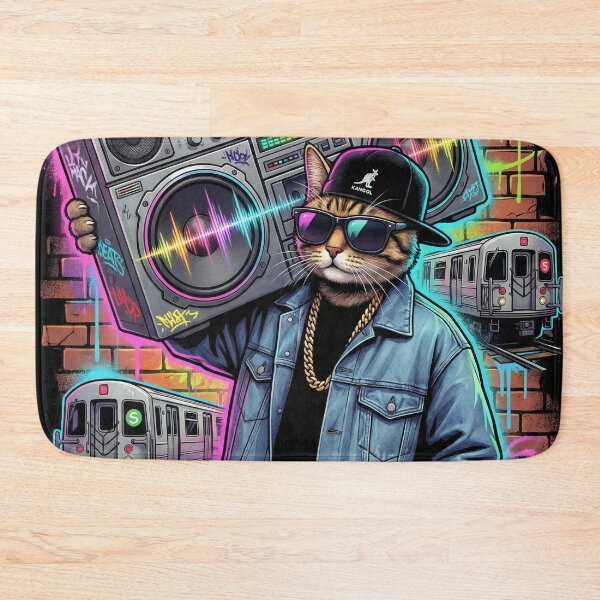 Item preview, Boombox Shoulder Cat designed and sold by WojcikDesigners.