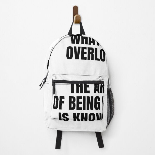 Item preview, The art of being wise is knowing what to overlook designed and sold by Dondonmart.