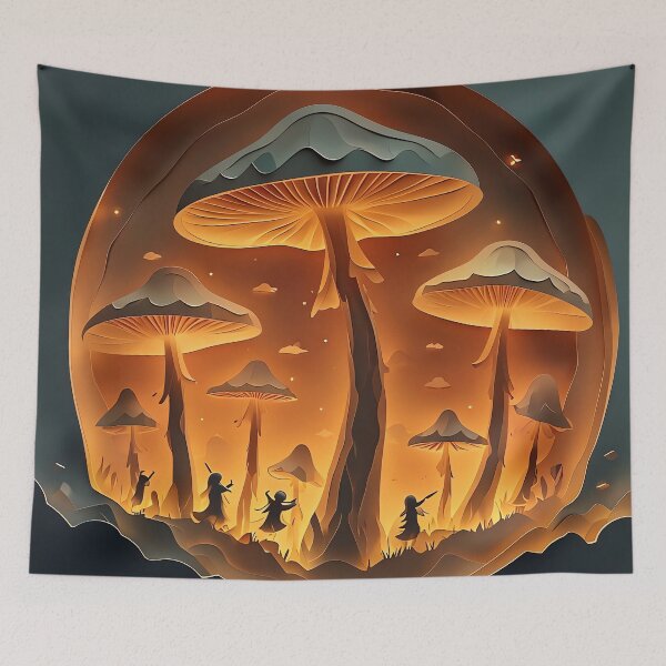 Item preview, The Fungal Shelter designed and sold by ONYX Pixee.