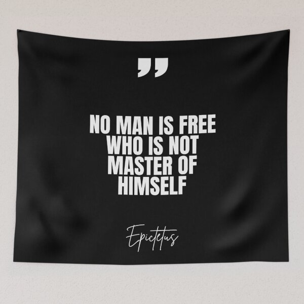 Item preview, No man is free who is not master of himself designed and sold by Dondonmart.