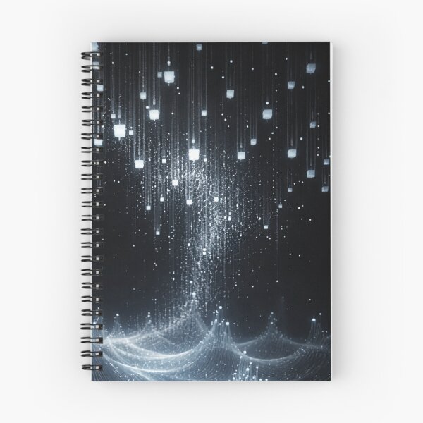 Item preview, Digital Rain over a Luminous Data Landscape designed and sold by Zenvo.