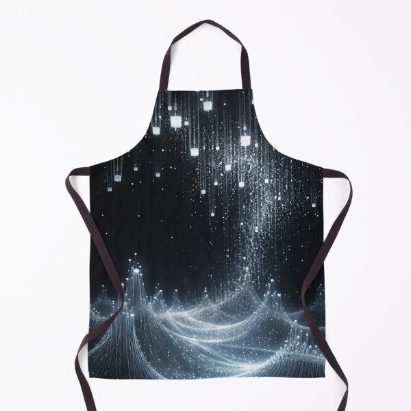 Item preview, Digital Rain over a Luminous Data Landscape designed and sold by Zenvo.