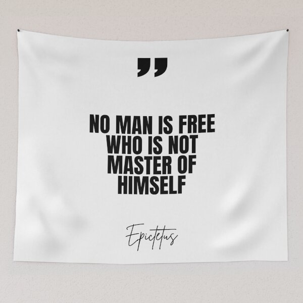 Item preview, No man is free who is not master of himself designed and sold by Dondonmart.