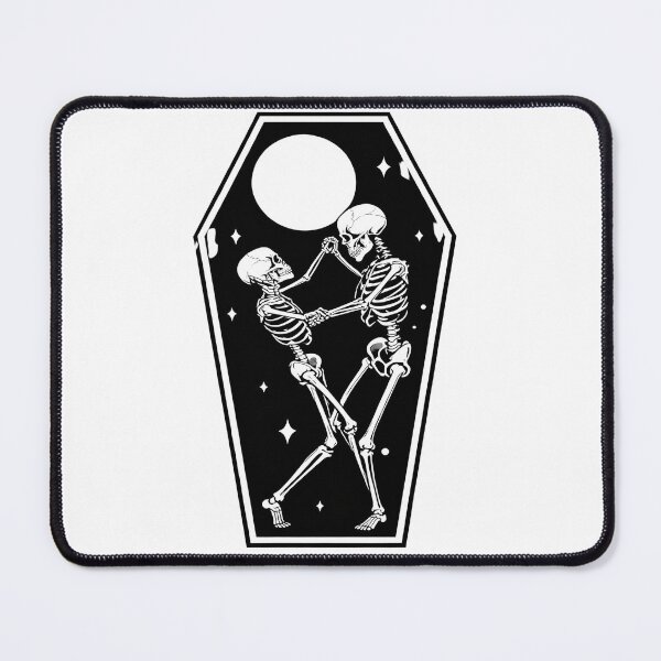 Item preview, Skeleton Lovers Dancing – Gothic Romance Line Art designed and sold by truongloc246.