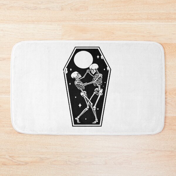 Item preview, Skeleton Lovers Dancing – Gothic Romance Line Art designed and sold by truongloc246.
