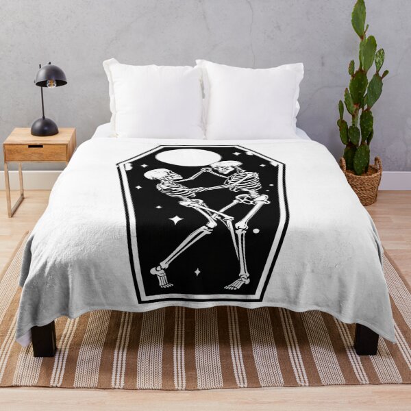 Item preview, Skeleton Lovers Dancing – Gothic Romance Line Art designed and sold by truongloc246.