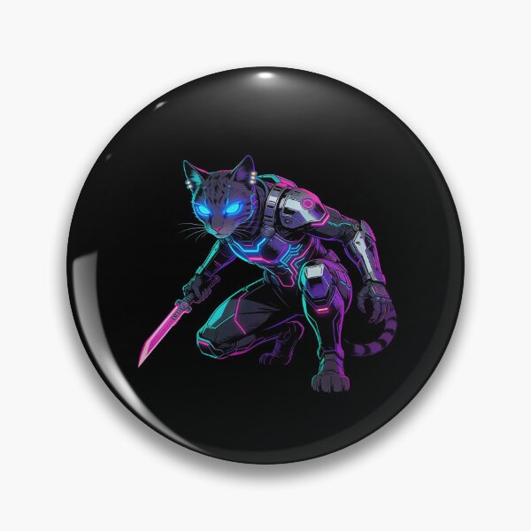 Item preview, Cyberpunk Lynx Neon Assassin designed and sold by SajQ.