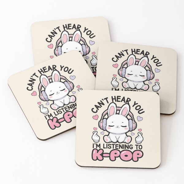 Item preview, Can't Hear You I'm Listening To Kpop designed and sold by dudelinart.