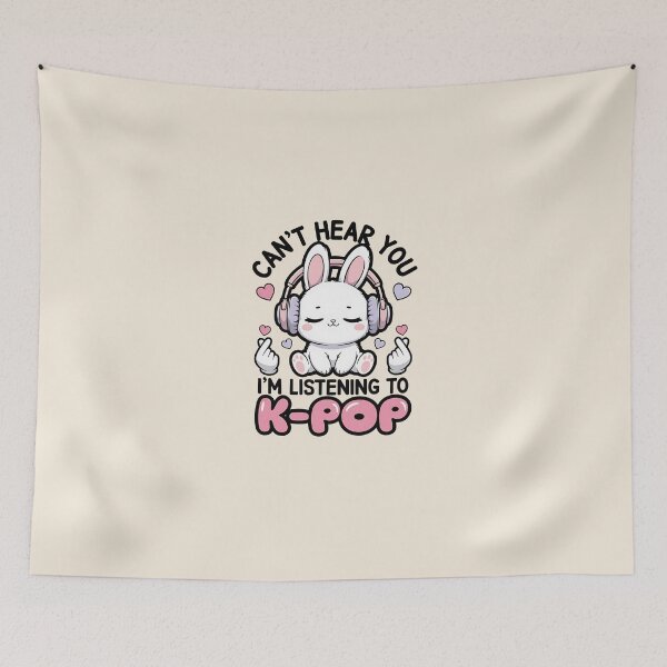 Item preview, Can't Hear You I'm Listening To Kpop designed and sold by dudelinart.