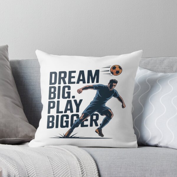Item preview, Dream Big Play Bigger Soccer | Motivational Football Player | For Athletes & Fans designed and sold by Dezyra Clothing .