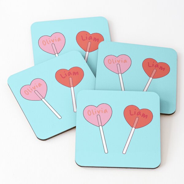 Item preview, Valentine's Day - Personalized Gift for Couples - Heart Lollipops with Names designed and sold by charlypicazo.