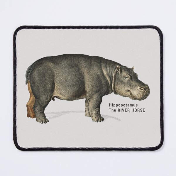 Item preview, Hippopotamus The RIVER HORSE designed and sold by xposedbydesign.