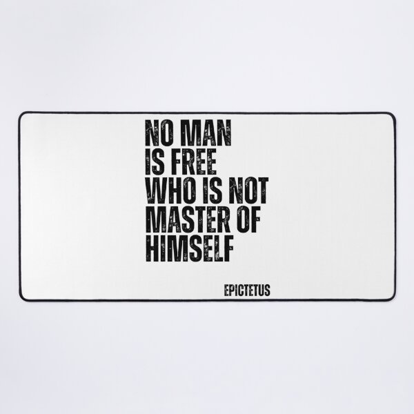 Item preview, No man is free who is not master of himself designed and sold by Dondonmart.