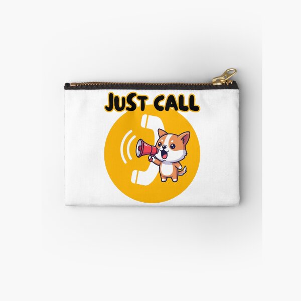 Item preview, Just Call Cute Dog – Funny Kawaii Phone Call Design designed and sold by CHANCHANAI.