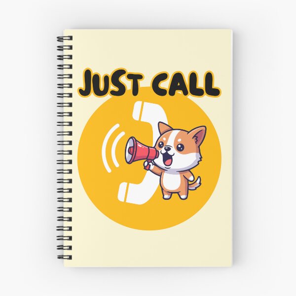 Item preview, Just Call Cute Dog – Funny Kawaii Phone Call Design designed and sold by CHANCHANAI.