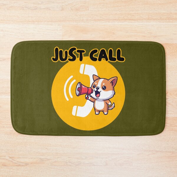 Item preview, Just Call Cute Dog – Funny Kawaii Phone Call Design designed and sold by CHANCHANAI.