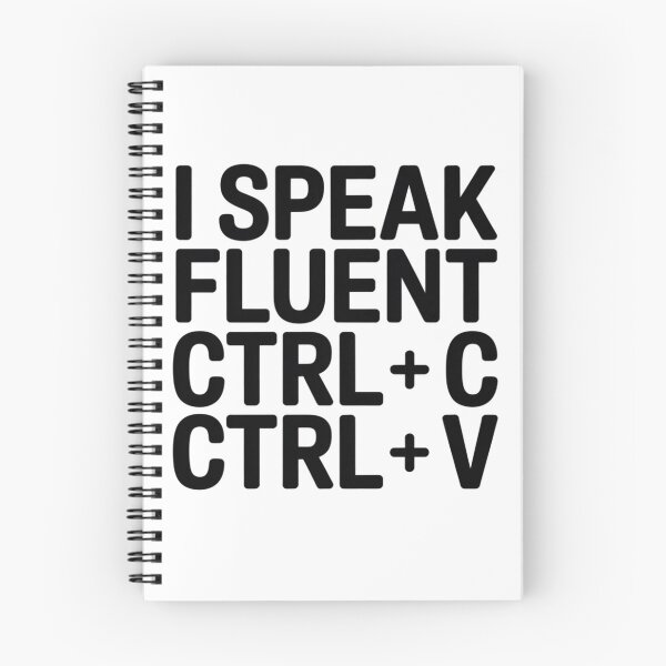 Item preview, I Speak Fluent CTRL + C CTRL + V – Funny Coding Humor T-Shirt designed and sold by RMTrendy.