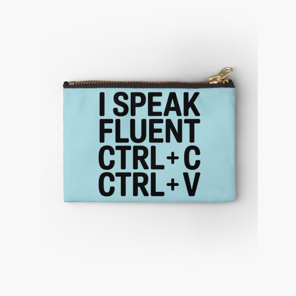 Item preview, I Speak Fluent CTRL + C CTRL + V – Funny Coding Humor T-Shirt designed and sold by RMTrendy.