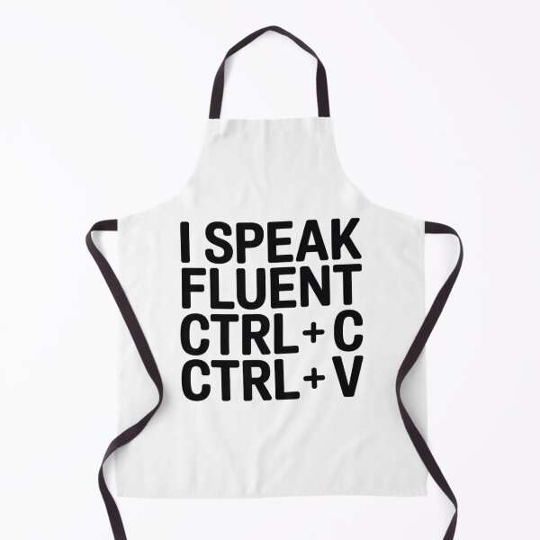 Item preview, I Speak Fluent CTRL + C CTRL + V – Funny Coding Humor T-Shirt designed and sold by RMTrendy.
