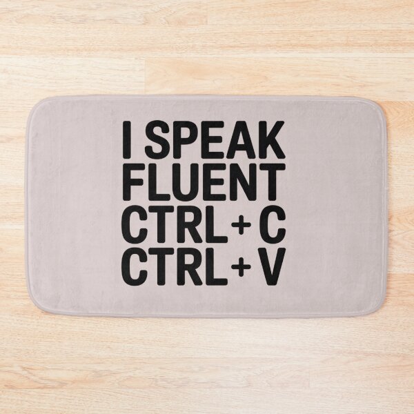Item preview, I Speak Fluent CTRL + C CTRL + V – Funny Coding Humor T-Shirt designed and sold by RMTrendy.