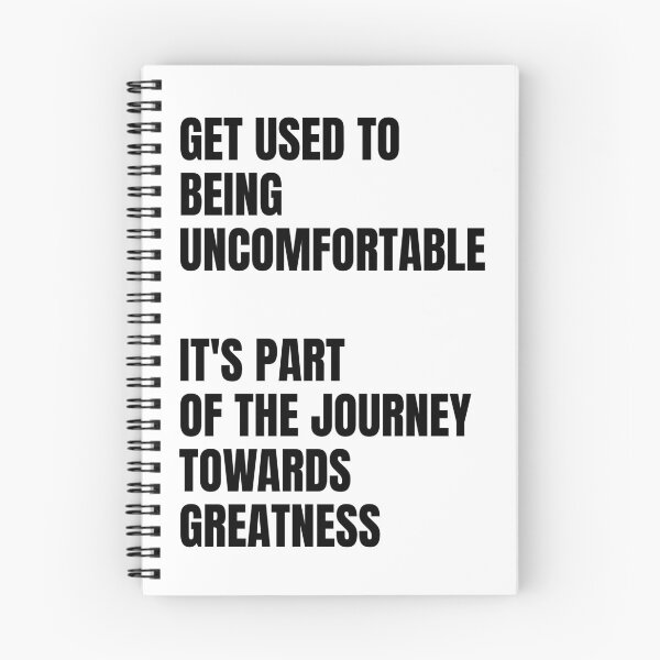 Item preview, Get used to being uncomfortable, it's part of the journey towards greatness designed and sold by Dondonmart.