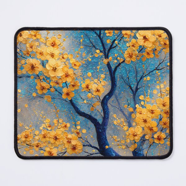 Item preview, Abstract Golden Sakura Tree, Luxurious Contemporary Art designed and sold by daila70.