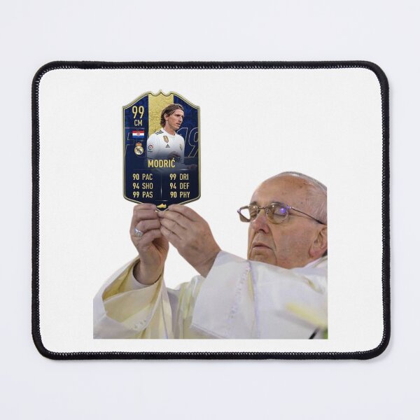 Item preview, Modrić x Pope Francis Meme designed and sold by StudioPeanut.