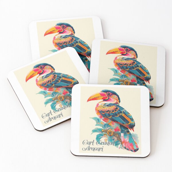 Item preview, Tropical Whimsy: Curl-Crested Aracari in Full Color designed and sold by ForeverPrintsOK.