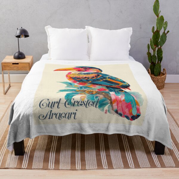 Item preview, Tropical Whimsy: Curl-Crested Aracari in Full Color designed and sold by ForeverPrintsOK.