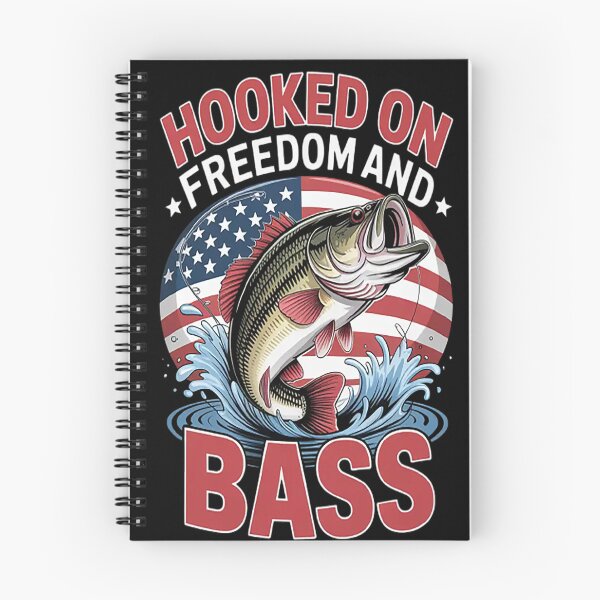 Item preview, Fisherman American Flag Hooked On Freedom And Bass designed and sold by brinbotty.