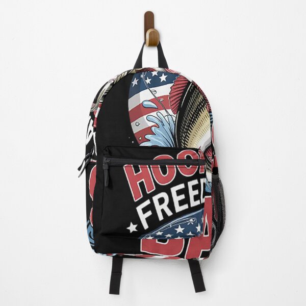 Item preview, Fisherman American Flag Hooked On Freedom And Bass designed and sold by brinbotty.