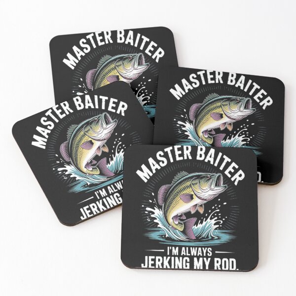 Item preview, Fishing Bass Fish Fisherman Dad Master-Baiter designed and sold by brinbotty.